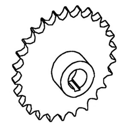Aftermarket Auger, Unloading, Drive Sprocket Fits InternationalCaseIH 1640 WN-187331C1-PEX